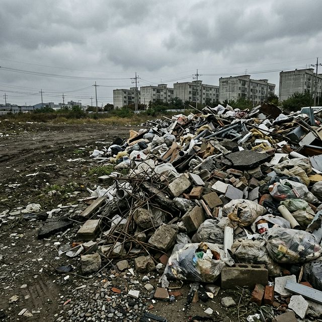 건설 폐기물관리법 위반 불법 투기 현장 - 배출자 사업주 형사처벌 대상 주의 - 안전한철거